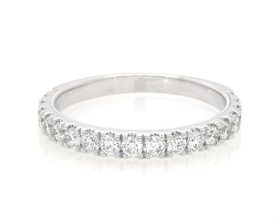 Previously Owned Neil Lane Premiere Diamond Anniversary Ring 3/4 ct tw Round-cut 14K White Gold