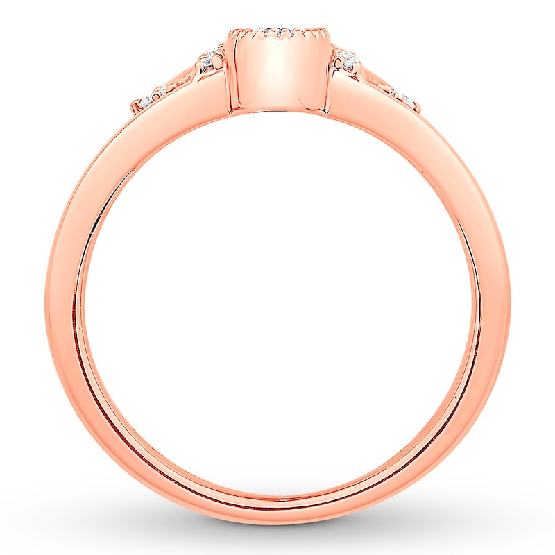 Previously Owned Emmy London Diamond Ring 3/8 ct tw Round-cut 10K Rose Gold