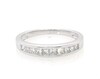 Thumbnail Image 1 of Previously Owned Princess-Cut Diamond Anniversary Band 1/2 ct tw 14K White Gold