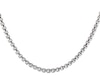 Thumbnail Image 1 of Previously Owned Box Chain Necklace Hollow 10K White Gold 22"