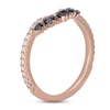 Thumbnail Image 2 of Previously Owned Neil Lane Black & White Diamond Wedding Band 3/8 ct tw Round-cut 14K Rose Gold