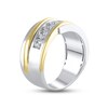 Thumbnail Image 2 of Previously Owned Men's Diamond Wedding Band 1 ct tw Round-cut 14K Two-Tone Gold