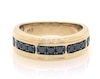 Thumbnail Image 1 of Previously Owned Men's Black Diamond Wedding Band 3/4 ct tw Round-cut 10K Yellow Gold