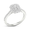 Thumbnail Image 2 of Previously Owned Emerald-Cut Diamond Engagement Ring 1-1/4 ct tw 14K White Gold