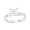 Thumbnail Image 1 of Previously Owned THE LEO Diamond Engagement Ring 2 ct tw Princess & Round-cut 14K White Gold