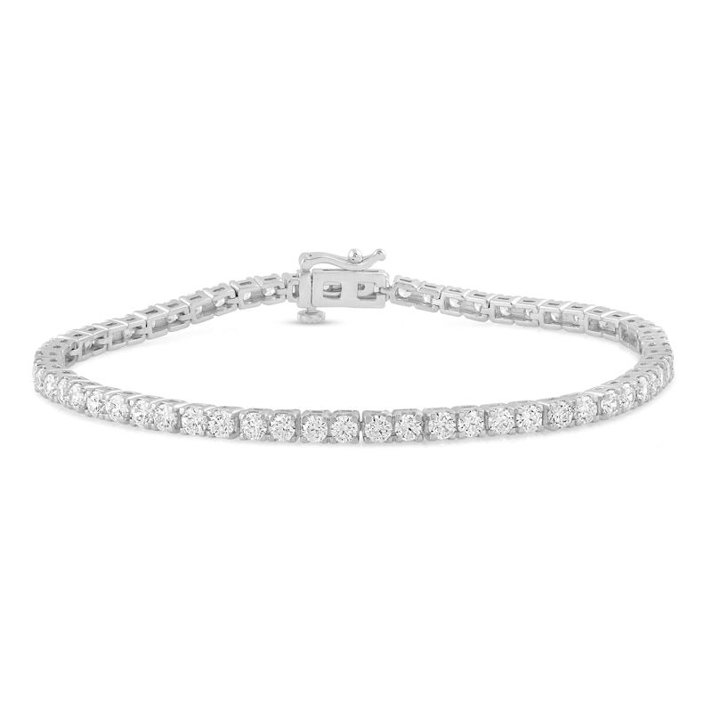 Main Image 1 of Previously Owned  KAY Lab-Grown Diamonds Bracelet 5 ct tw 14K White Gold 7.25"