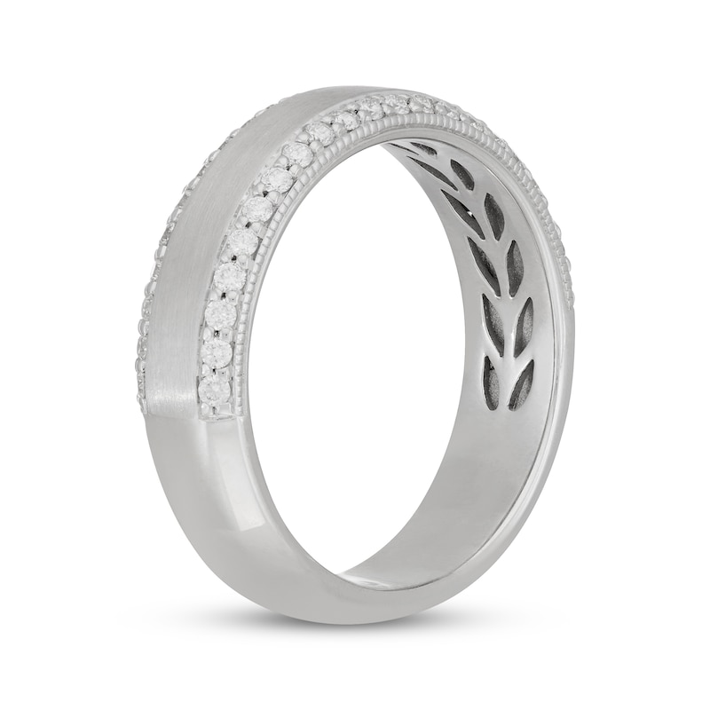 Main Image 2 of Previously Owned Neil Lane Men's Diamond Wedding Band 1/2 ct tw 14K White Gold