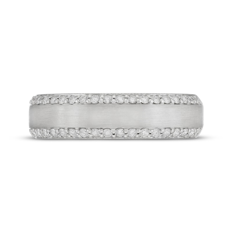 Main Image 3 of Previously Owned Neil Lane Men's Diamond Wedding Band 1/2 ct tw 14K White Gold