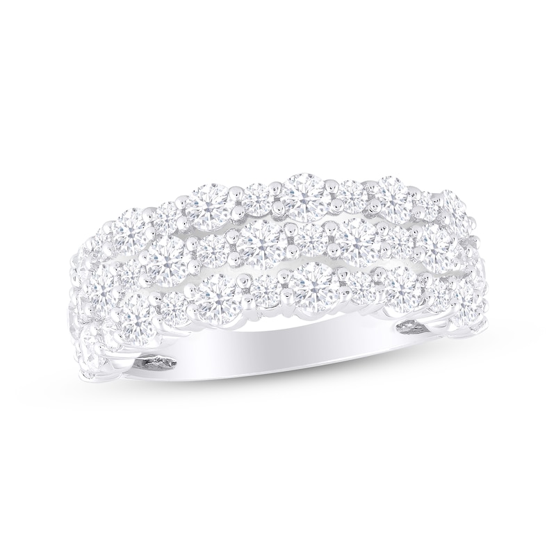 Main Image 1 of Previously Owned  KAY Lab-Grown Diamonds Ring 2 ct tw Round-cut 14K White Gold