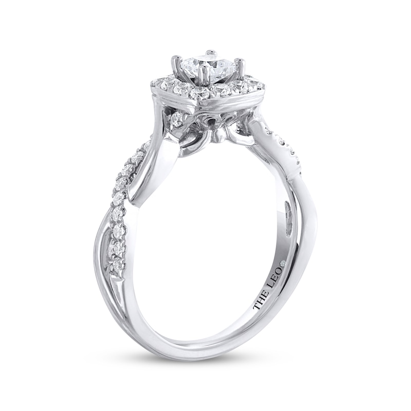 Main Image 2 of Previously Owned THE LEO Diamond Engagement Ring 3/4 Carat tw 14K White Gold