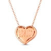 Thumbnail Image 3 of Previously Owned Godiva x Le Vian Enamel Heart Necklace 1/3 ct tw Diamonds 14K Strawberry Gold 19"