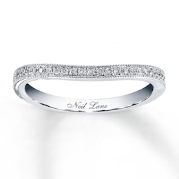 Previously Owned Neil Lane Wedding Band 1/8 ct tw Diamonds 14K White Gold