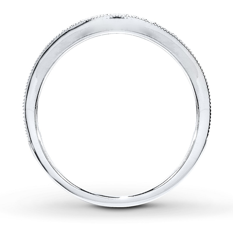 Main Image 2 of Previously Owned Neil Lane Wedding Band 1/8 ct tw Diamonds 14K White Gold
