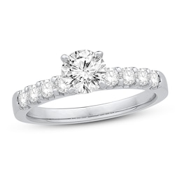 Previously Owned Diamond Engagement Ring 1 ct tw Round-cut 14K White Gold