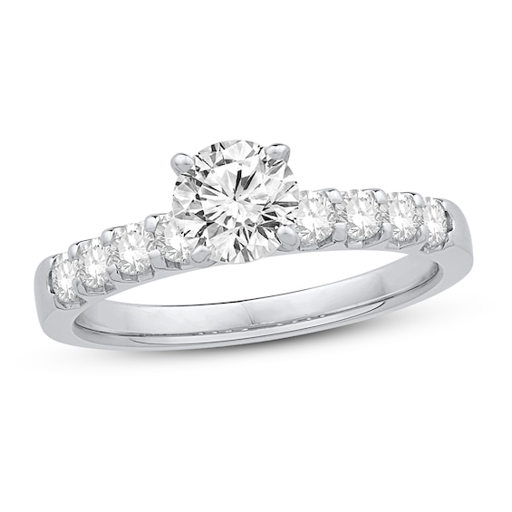 Previously Owned Diamond Engagement Ring 1 ct tw Round-cut 14K White Gold