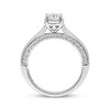 Thumbnail Image 2 of Previously Owned Round-Cut Diamond Solitaire Plus Engagement Ring 1 ct tw 10K White Gold