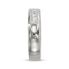 Thumbnail Image 2 of Previously Owned Men's THE LEO Diamond Wedding Band 1 ct tw 14K White Gold