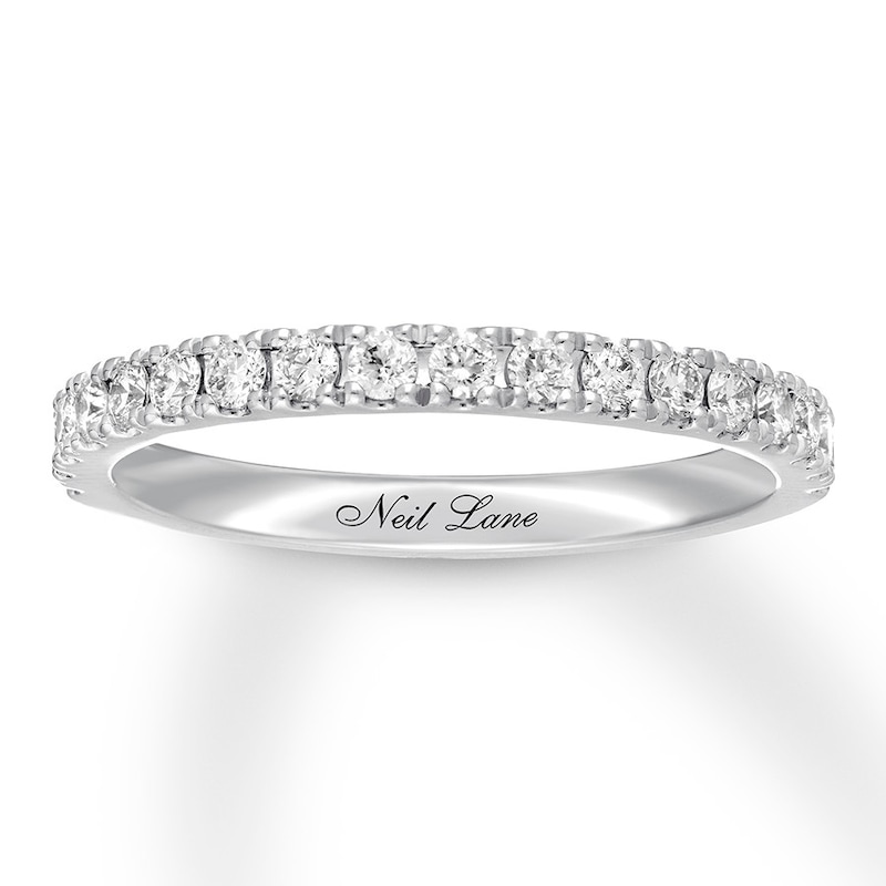 Main Image 1 of Previously Owned Neil Lane Diamond Wedding Band 3/8 ct tw 14K White Gold Size 6.75