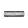 Thumbnail Image 3 of Previously Owned Neil Lane Men's Black Diamond Wedding Band 1/2 ct tw Round-Cut 14K White Gold Size 9