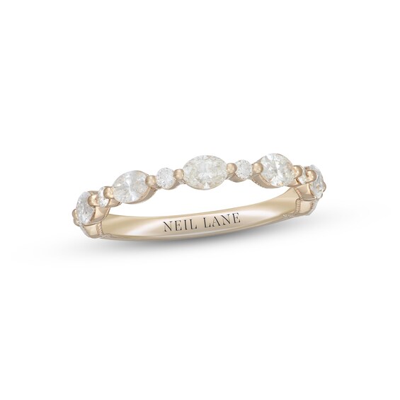 Previously Owned Neil Lane Premiere Diamond Anniversary Ring 1 ct tw 14K Yellow Gold Size 6