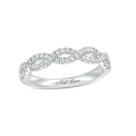 Previously Owned Neil Lane Bridal Diamond Anniversary Band 1/4 ct tw 14K White Gold Size 4.5