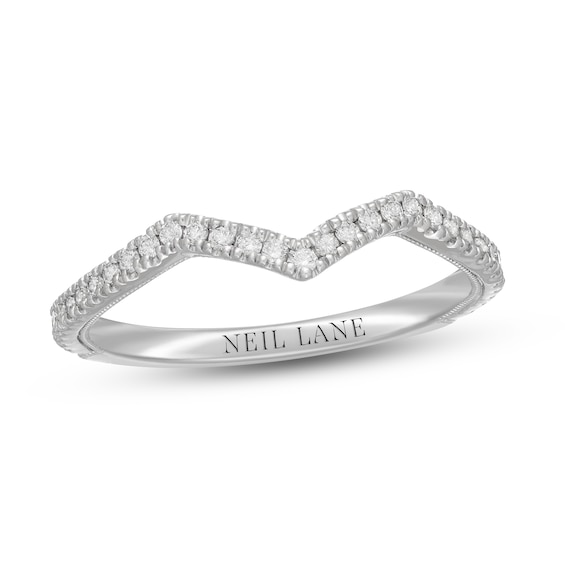 Previously Owned Neil Lane Diamond Wedding Band / ct tw Round-Cut 14K White Gold
