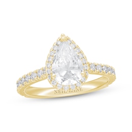 Previously Owned Neil Lane Premiere Pear-Shaped Diamond Engagement Ring 2 cts tw 14K Yellow Gold Size 7