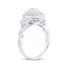 Thumbnail Image 2 of Previously Owned Pear-Shaped Diamond Triple-Frame Engagement Ring 1 ct tw 14K White Gold