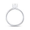 Thumbnail Image 3 of Previously Owned Lab-Grown Diamonds Solitaire Ring 1 ct tw Round-cut 14K White Gold (F/VS2)