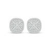 Thumbnail Image 2 of Previously Owned KAY Lab-Grown Diamonds Cushion-Shaped Stud Earrings 1 ct tw 10K White Gold