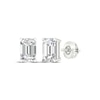 Thumbnail Image 1 of Previously Owned KAY Lab-Grown Diamonds Emerald-Cut Solitaire Stud Earrings 1 ct tw 14K White Gold (F/SI2)