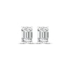 Thumbnail Image 2 of Previously Owned KAY Lab-Grown Diamonds Emerald-Cut Solitaire Stud Earrings 1 ct tw 14K White Gold (F/SI2)