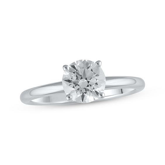Previously Owned Lab-Grown Diamonds Solitaire Engagement Ring 1-1/4 ct tw 14K White Gold (I/SI2)