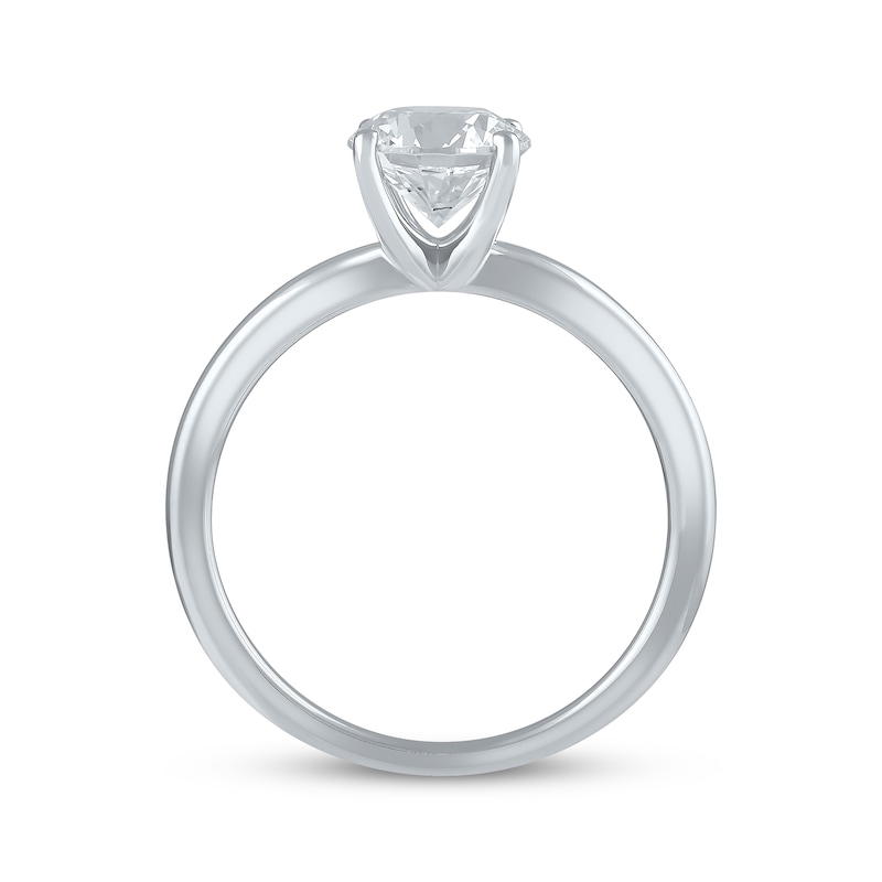 Main Image 3 of Previously Owned Lab-Grown Diamonds Solitaire Engagement Ring 1-1/4 ct tw 14K White Gold (I/SI2)
