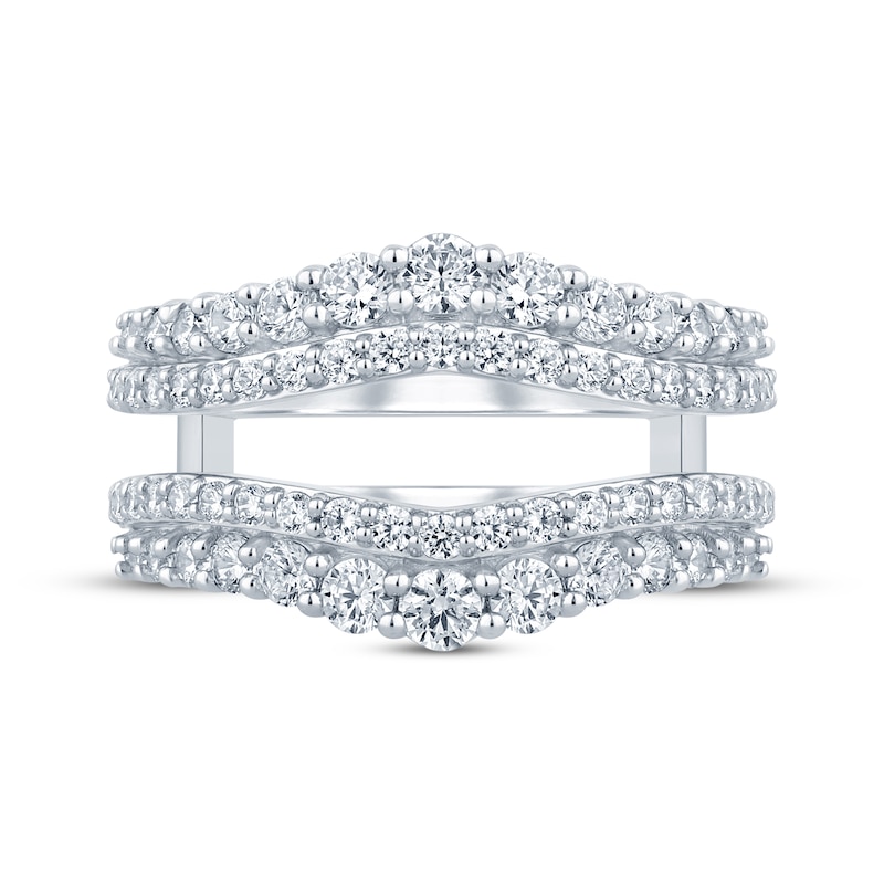 Main Image 3 of Previously Owned Lab-Grown Diamonds Enhancer Ring 2 ct tw 14K White Gold