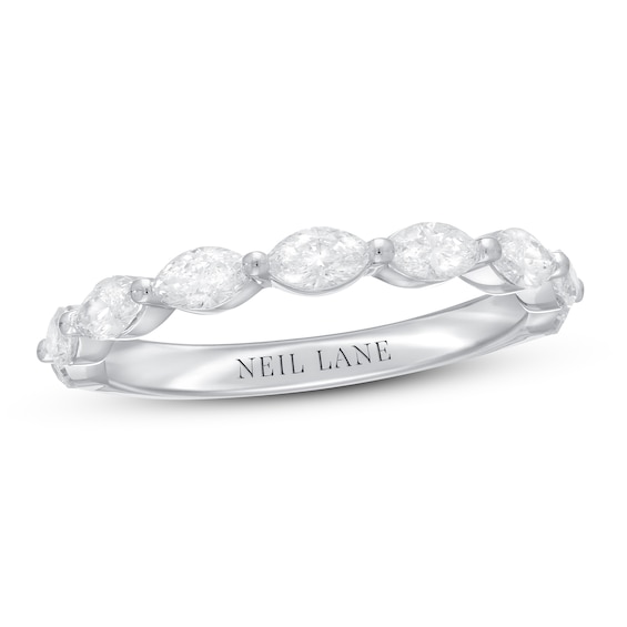 Previously Owned Neil Lane Premiere Diamond Anniversary Ring 1 ct tw Marquise-cut 14K White Gold