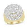 Thumbnail Image 1 of Previously Owned Men's Multi-Diamond Center Circle Ring 2 ct tw 10K Yellow Gold