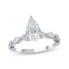 Thumbnail Image 1 of Previously Owned Lab-Grown Diamonds Pear-Shaped Engagement Ring 2-1/4 ct tw 14K White Gold