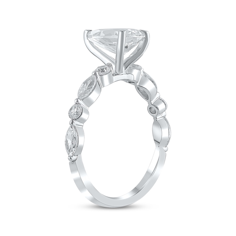 Main Image 2 of Previously Owned Lab-Grown Diamonds Pear-Shaped Engagement Ring 2-1/4 ct tw 14K White Gold