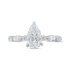 Thumbnail Image 3 of Previously Owned Lab-Grown Diamonds Pear-Shaped Engagement Ring 2-1/4 ct tw 14K White Gold