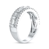 Thumbnail Image 2 of Previously Owned Lab-Grown Diamonds Baguette & Round-Cut Anniversary Band 1 ct tw 14K White Gold