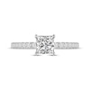 Thumbnail Image 3 of Previously Owned Lab-Grown Diamonds Princess-Cut Diamond Engagement Ring 1-1/3 ct tw 14K White Gold