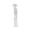 Thumbnail Image 2 of Previously Owned Memories Moments Magic Diamond Bridal Set 3/4 ct tw Princess & Round-cut 10K White Gold
