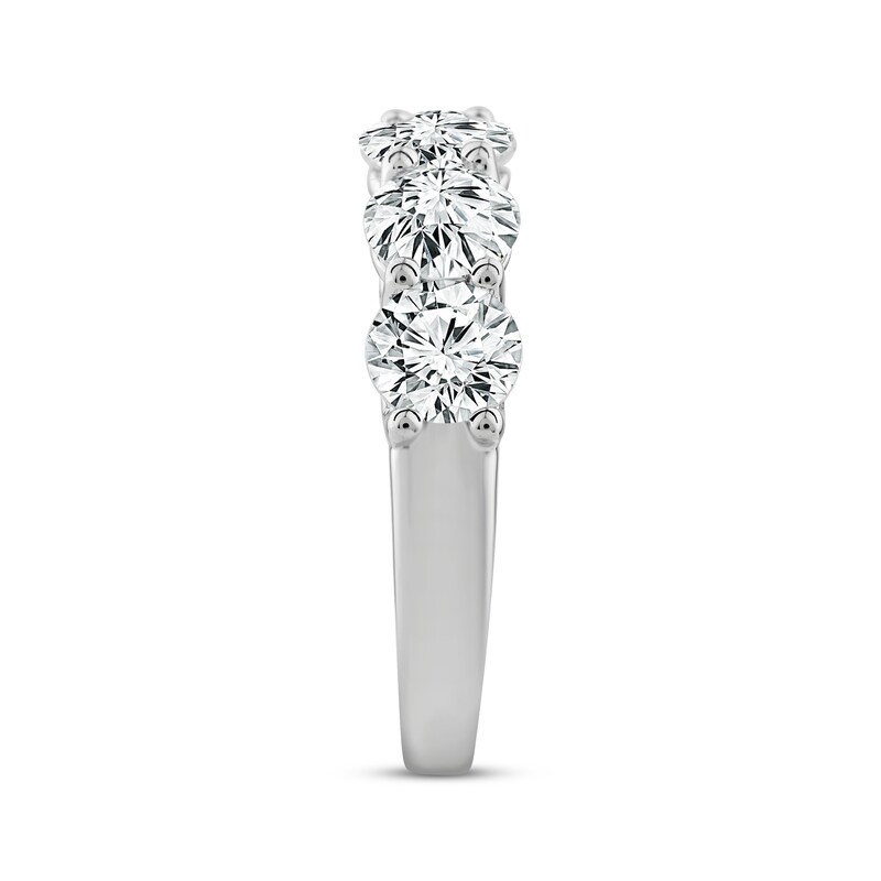Main Image 2 of Previously Owned Lab-Grown Diamonds Anniversary Band 2-7/8 ct tw Round-cut 14K White Gold
