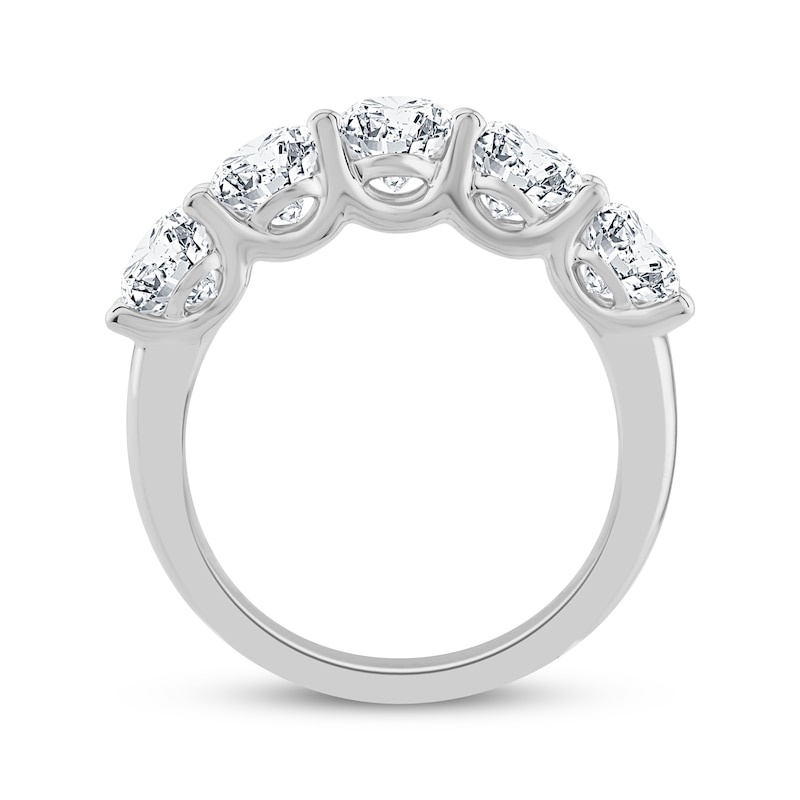 Main Image 3 of Previously Owned Lab-Grown Diamonds Anniversary Band 2-7/8 ct tw Round-cut 14K White Gold