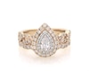 Thumbnail Image 1 of Previously Owned Neil Lane Pear-Shaped Diamond Bridal Set 1-1/4 ct tw 14K Yellow Gold Size 6