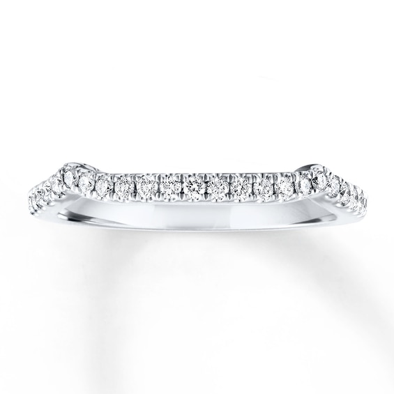 Previously Owned Diamond Wedding Band 1/4 carat tw 14K White Gold