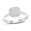Thumbnail Image 1 of Previously Owned Diamond Engagement Ring 3/8 ct tw Round-cut 10K White Gold
