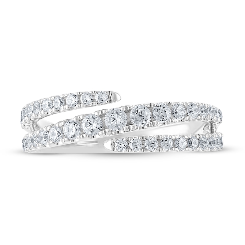 Main Image 3 of Previously Owned THE LEO Diamond Anniversary Ring 5/8 ct tw 14K White Gold