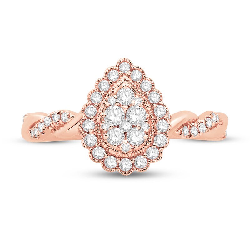 Main Image 3 of Previously Owned Neil Lane Designs Diamond Ring 3/8 ct tw 14K Rose Gold
